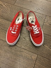 Vans authentic shoes red - authentic,
