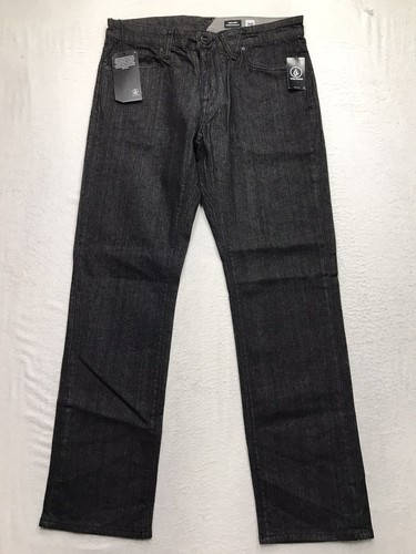 Jeans uomo 32x32 nero denim