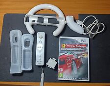 Telecomando Wii, nunchuck, Volante, gioco Ferrari Challenge