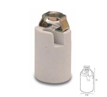 Portalampada porcellana e14 - portalampada,