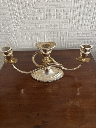 Candelabro vintage placcato