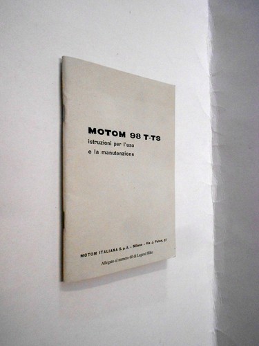 Motom uso e - 98, t-ts