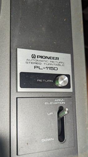 Vintage pioneer 115d - vintage, pl-115d