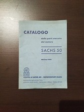 Sachs 50 Catalogo Parti Staccate Motore 1954