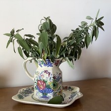 Brocca + Piatto Ceramica