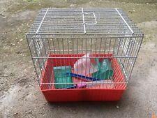 gabbietta per uccelli rossa