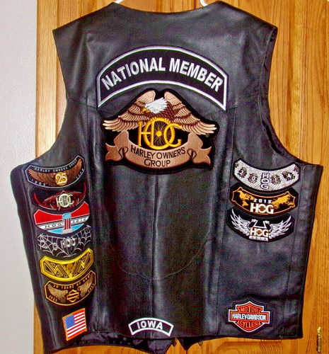 Gilet pelle harley davidson - gilet, in