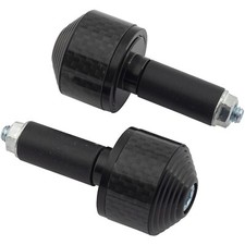 Set Bilancieri Contrappesi Stabilizzatori Manubrio Moto Scooter Alluminio Nero