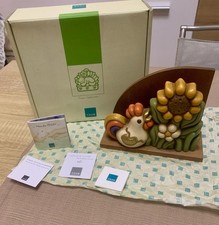 PORTATOVAGLIOLI THUN COUNTRY Gallo E Girasole FUORI PRODUZIONE RARO Con SCATOLA