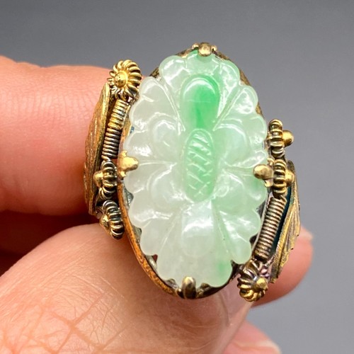 Anello vintage oriente fiore - oriente,