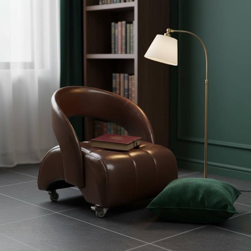 Poltroncina bassa imbottita - poltroncina,