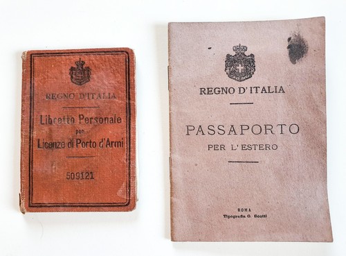 Tessera passaporto regno - tessera,