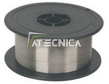 Bobina di filo in acciaio INOX 0,8 mm 1 kg per saldatrici MIG a filo con gas 