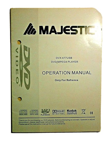 Majestic dvx 477usb - majestic,
