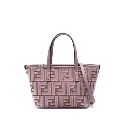Borsa jacquard fendi roll mini - jacquard,