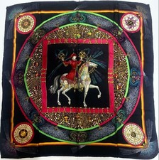 Rare Hermes Carre 90 Feux