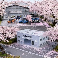 Diorama 1:64 pressofuso auto