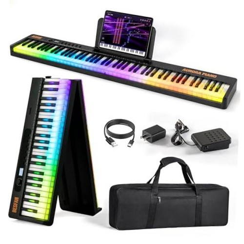 Tastiera pianoforte pieghevole - tastiera,