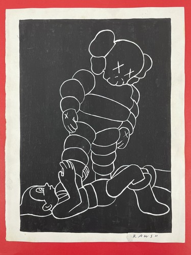 Kaws drawing paper - kaws, on
