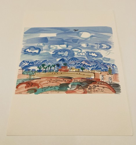 Lithographie raoul dufy - raoul,