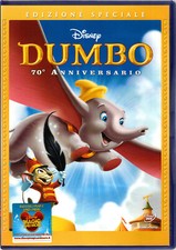 DUMBO Edizione Speciale 70° Anniversario Dvd ^^^ COME NUOVO ^^^ WALT DISNEY