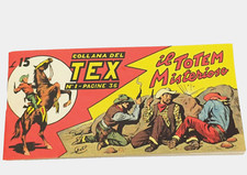 TEX '' IL TOTEM MISTERIOSO '' STRISCIA - RIPRODUZIONE ANASTATICA DEL 2021