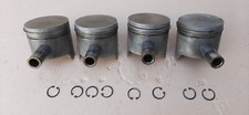 4 PISTONI LANCIA FLAVIA VIGNALE-COUPE'-1800-815-USATI-FASCE DA SOSTITUIRE