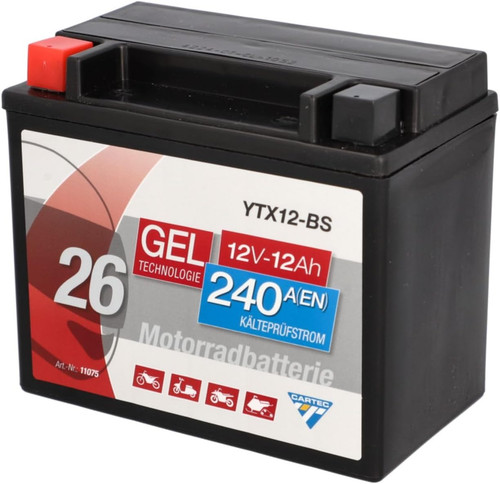 Batteria per moto - per, ytx12-bs
