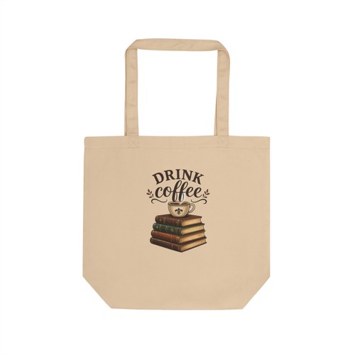 Borsa bere caffè leggi - bere, libri