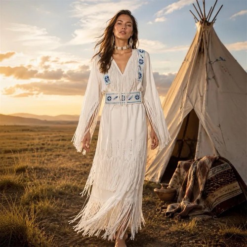 Abito boho vera pelle - vera,