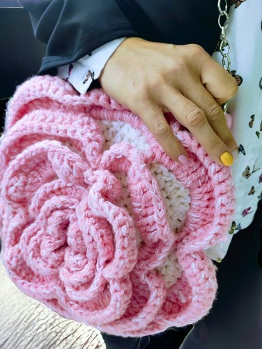 Borsa donna forma rosa - forma,
