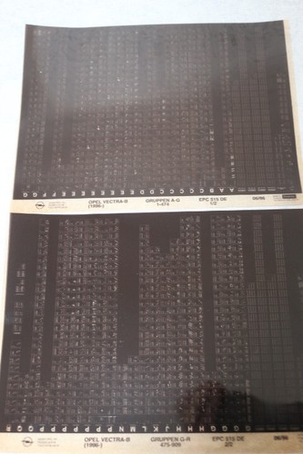 Opel vectra catalogo - -,