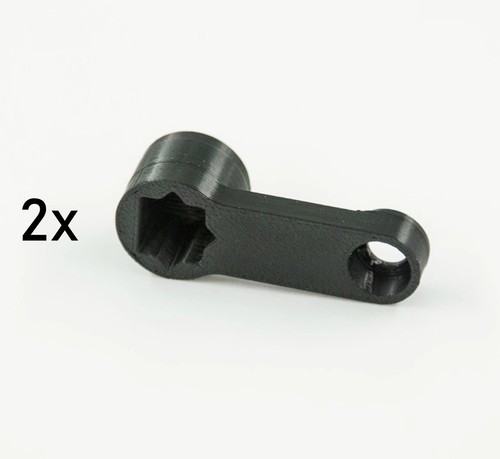 Leva deviatore aria scatola - 2x,