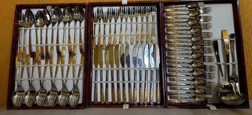 Set posate acciaio inox - set,