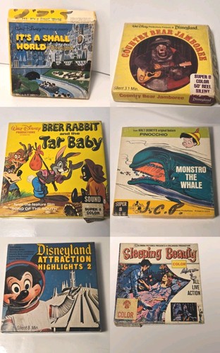 Walt disney super 8mm films - super,