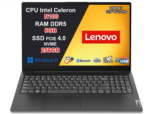 Lenovo v15 notebook intel - g6,