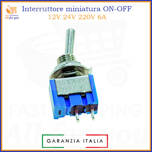 Micro interruttore off - on,