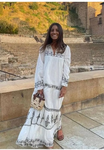 Zara voluminoso abito ricamato - abito,
