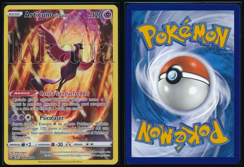 Carta pokémon articuno - pokémon, di