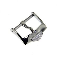 Heuer Fibbia FC1042 ardiglione acciaio - steel pin buckle 16 mm. Carrera Autavia