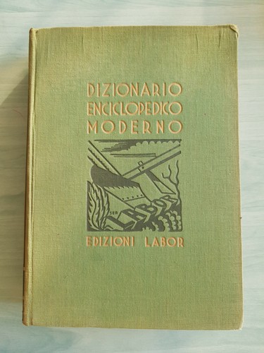 Libro dizionario enciclopedico - libro,