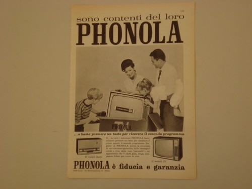Advertising pubblicità 1961 - advertising,