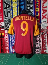 Maglia Calcio Roma Home 2002/03 Montella Champions Shirt Trikot Maillot Camiseta