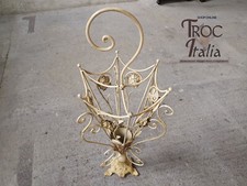 PORTA OMBRELLI IN FERRO A FORMA DI OMBRELLO PROVENZALE EPOCA 900' RESTAURATO