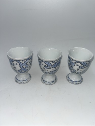 Tazze uovo ceramica punto - 3,
