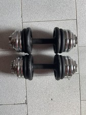 2 Manubri Regolabili Da 12kg Ciascuno