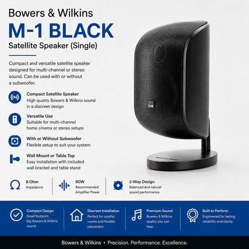 Bowers wilkins m - &, m-1
