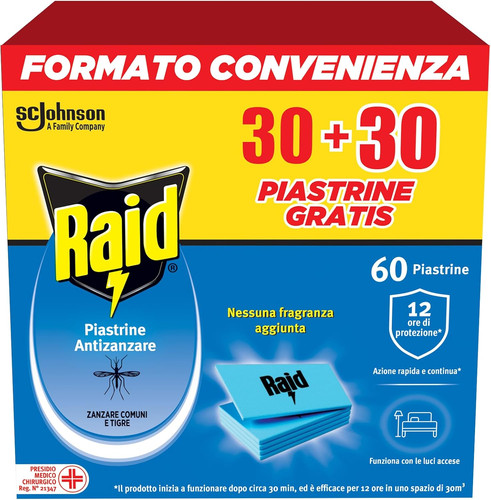 Piastrine antizanzare 60 - piastrine, antizanzare,