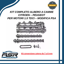 KIT MODIFICA ALBERI A CAMME COMPLETO CATENA MODIFICATA Ø8 CITROEN PSA 1.5HDI