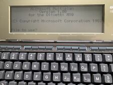 Olivetti M10 - ROM Multiplan V1.0
